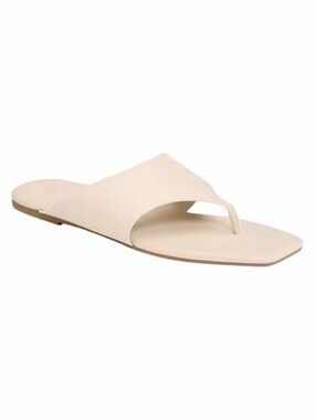 Old Navy Cream Wide-Strap Thong Sandal NWT